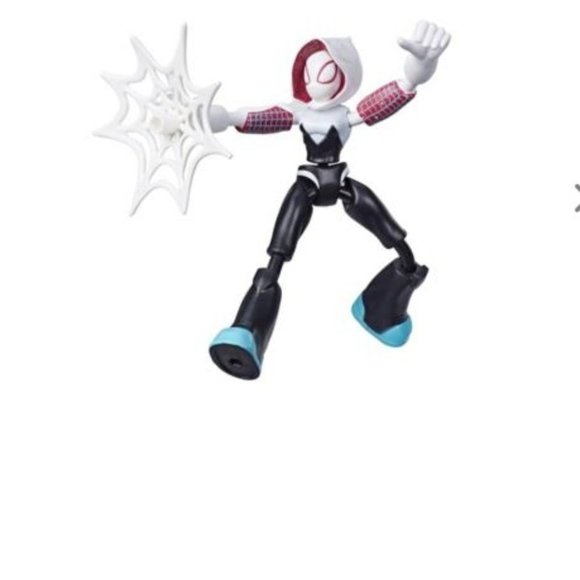 Spider-Man Marvel Bend and Flex Ghost-Spider Action Figure Toy, 6-Inch F… - Picture 1 of 2